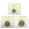 Image 1 : 2005P Canada First Day 10-cent, 25-cent & 50-cent ICCS Certified MS-66. 3pcs