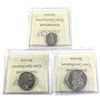 Image 2 : 2005P Canada First Day 10-cent, 25-cent & 50-cent ICCS Certified MS-66. 3pcs