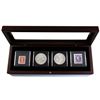 Image 1 : 1952 & 1953 Canada Silver $1 with 3-cent & 4-cent Vintage Stamps all Encapsulated in Deluxe Display 