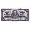 Image 1 : 1937 BC-24d $10, Bank of Canada, Gordon-Towers, S/N: U/D1264511, EF (Small stain on top margin).