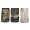 Image 1 : Vintage Engelhard 1oz .999 Fine Silver Bars All Different Designs. 3pcs (TAX Exempt)