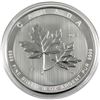 Image 1 : 2018 Canada Magnificent Maple Leaves 10oz .9999 Fine Silver Coin (Capsule scuffed & light toning spo