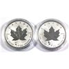 Image 1 : 2018 Edison Lightbulb & 2019 Edison Phonograph 1oz Privy .9999 Fine Silver Maple Leafs in Capsules (