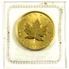 Image 1 : 1985 Canada 1/10oz .9999 Fine Gold Maple in Original Sealed Mint Plastic. (TAX Exempt)