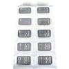 Image 1 : Johnson Matthey 1oz .999 Fine Silver Bars in Sealed Mint Sheet. 10pcs (TAX Exempt)