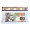 Image 2 : 2004 BC-66b $100, Bank of Canada, Jenkins-Carney, Printed in 2009, S/N: EJZ4701835, BCS Certified CU