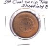 Image 1 : Coal Scrip Sheffield 50-cent Token B.