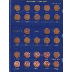 1920-1968 Canada 1-cent Collection in Vintage Whitman album. You will receive one of each date  from