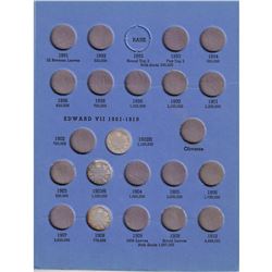 Estate lot of Canada Silver Dimes dated between 1902 to 1936. you will receive 22 silver dimes dated
