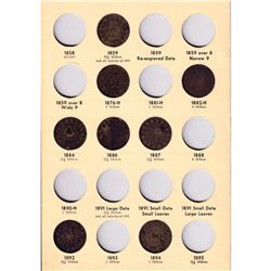 Canada large & small cent collection Dated between 1859-1962. you will receive 67x coins dated betwe