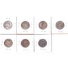 Image 2 : Lot of 7x 1907-1921 Canada Silver 25-cents VG Condition. Coins contain various imperfection.