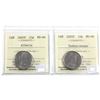 Image 1 : 2005P Saskatchewan & 2005P Alberta 25-cent ICCS Certified MS-66. 2pcs