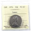 Image 1 : 1974 Canada 50-cent ICCS Certified PL-67 Cameo