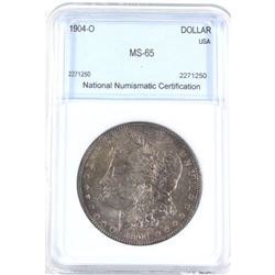 1904-O USA Morgan Dollar NNC Certified MS-65