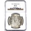 Image 1 : 1921 Morgan Dollar NGC Certified MS-64