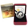 Image 1 : 2015 Canada $20 Prehistoric Animals - American Scimitar Sabre-Tooth Cat Fine Silver Coin. (TAX Exemp