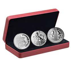 2017 Canada RCM Coin Lore - Forgotten 1927 Design 3-coin Fine Silver Set. TAX Exempt