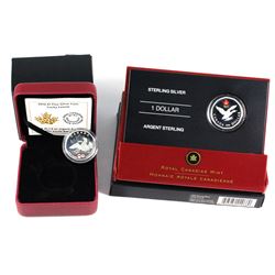 2006 & 2016 Canada $1 Lucky Loonie Silver Coins. 2pcs (TAX Exempt)