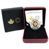 Image 1 : 2016 Canada $20 Majestic Maple Leaves with Drusy Stone Fine Silver Coin.
