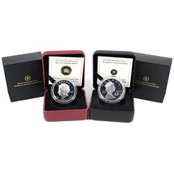 2012 Canada $20 Queen's Diamond Jubilee & 2012 $20 Queen's Diamond Jubilee with Crystal Fine Silver 