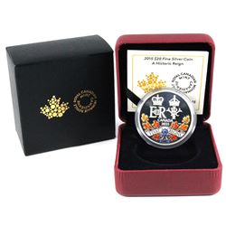 2015 Canada $20 A Historic Reign Fine Silver Coin. TAX Exempt