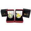 Image 1 : 2014 Canada $20 Maple Canopy - Spring Splendour & Autumn Allure Fine Silver Coins. 2pcs (TAX Exempt)
