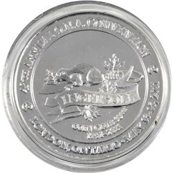 2011 Ontario Numismatic Association Ingersoll 1oz .999 Silver Medal.(Tax Exempt)