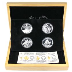 2015 Canada $20 Full American Sportfish 4-Coin Fine Silver Set in Deluxe Case. (TAX Exempt)