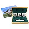 Image 1 : 2013-2014 $10 Ducks of Canada 3-coin Fine Silver Set in Deluxe Box with Caller. (TAX Exempt)