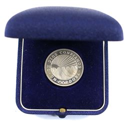 1972 Nicaragua 1 Cordoba Proof Coin with Case.