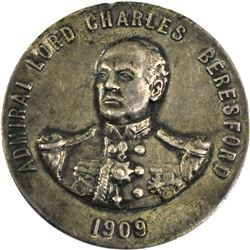 1909 Toronto Industrial Exhibition Association Medal with Admiral Lord Charles Beresford. By P.W. El