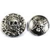 Image 1 : 5oz Total!  Beaver Bullion 2oz  Pirate Skull with Crossed Swords & 3oz Day of the Dead .999 fine sil