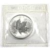 Image 1 : 2001 Canada $5 Snake Privy Mark 1oz. Silver Maple Leaf issued by the Mint (TAX Exempt). Lightly Tone