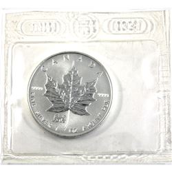 1998 Canada Tiger Privy 1oz. Fine Silver Maple Leaf. TAX Exempt