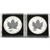 Image 1 : 2016 V Tank & 2017 Panda Canada $5 Privy Mark 1oz. Silver Maple Leaf (TAX Exempt) 2pcs