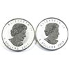 Image 2 : 2016 V Tank & 2017 Panda Canada $5 Privy Mark 1oz. Silver Maple Leaf (TAX Exempt) 2pcs