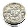 Image 1 : 2020 Beaver Bullion Mining your own business 5oz. .999 Fine Silver Round (No Tax)