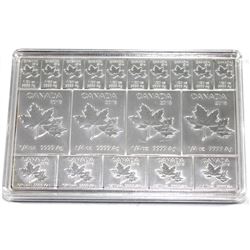 2018 Royal Canadian Mint Maple Leaf Flex 2oz. Silver Fractional Multibar (No Tax).