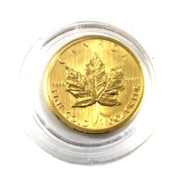 2009 Canada 1/10oz .9999 Fine Gold Maple Leaf (TAX Exempt).