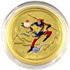 Image 1 : Rare! 2016 Australia 1/4oz Monkey King Coloured .9999 Fine Gold Coin in Capsule - Very Limited Minta