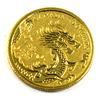Image 1 : 2012 Canada $5 Year of the Dragon 1/10oz. $5 Pure Gold Coin (No Tax)
