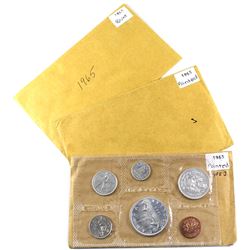 1965 Blunt, 1965 Pointed & 1965 Type 3 Proof-like uncirculated set. 3pcs