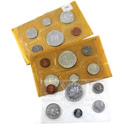 1961,1964 & 1965 Pointed 5 Canada Proof-like uncirculated sets. Sets comes in the original plastic. 