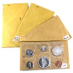1963 & 1964 Canada Proof-Like uncirculated sets. You will receive 2x 1963 &  2x 1964. 4 sets