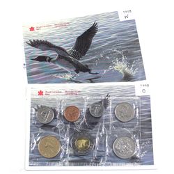 1998 Ottawa & Winnipeg Proof-like uncirculated sets. 2pcs