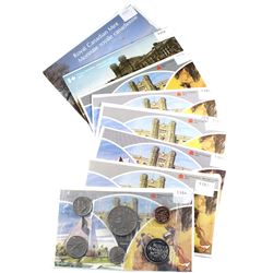 Group lot of Canada 1977-1984 Proof-like uncirculated sets. Dates included are 1977 (impaired packag