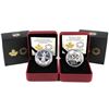 Image 1 : Pair of 2017 Canada Commemorative proof Silver dollars (Tax Exempt). Lot includes the 2017 Special e