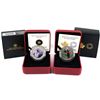 Image 1 : 2013 Barn Owl & 2014 Scarlet Tanager Coloured 25-cent coins with all original packaging. 2pcs