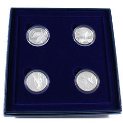 1998 Canada 50-cent Ocean Giants - Whales Sterling Silver 4-coin Set