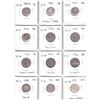 Image 1 : 1881-1954 Canada 5-cent to 50-cent coins: Lot Includes: 1881H 5c, 1907 ND 5c, 1917 5c, 1918 5c, 1929